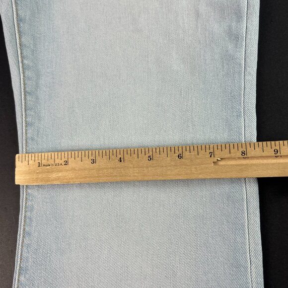 Levi's Jeans Women's 29x32* Ribcage High Rise Boot Cut Light Blue Denim Tag 30 - Picture 13 of 16
